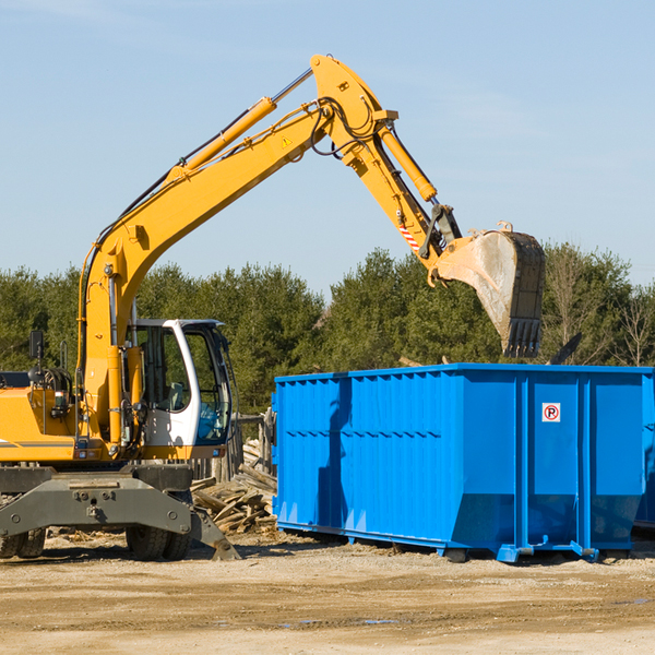 how does a residential dumpster rental service work in Mitchell County